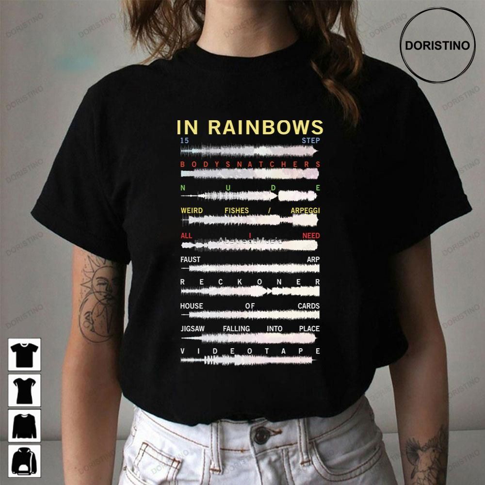 In Rainbows Soundwaves Awesome Shirts